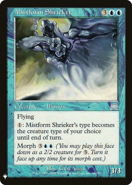Mistform Shrieker (LIST-ONS-96) - uncommon