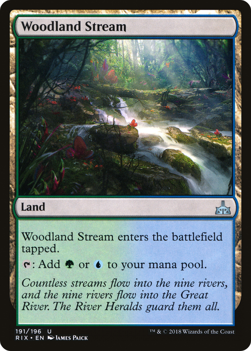 Woodland Stream (RIX-191) - uncommon - Foil