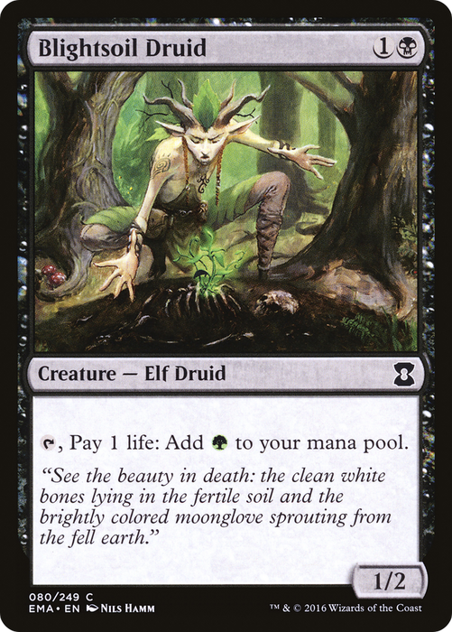 Blightsoil Druid (EMA-080) - common