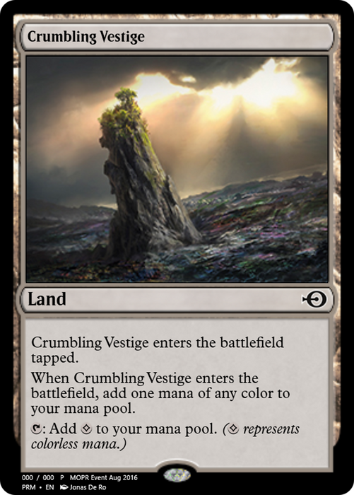 Crumbling Vestige (PRM-61565) - common - Foil