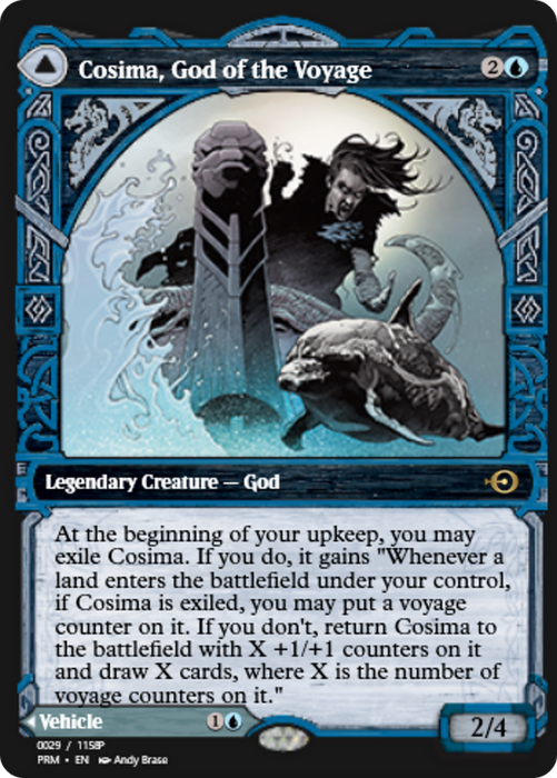 Cosima, God of the Voyage // The Omenkeel (PRM-88258) - rare - Foil