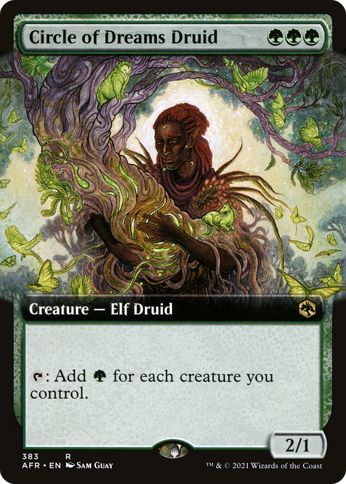 Circle of Dreams Druid (AFR-383) - rare: (Extended Art)