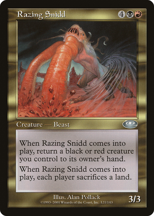 Razing Snidd (PLS-121) - uncommon - Foil