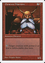 Dwarven Warriors (5ED-222) - common
