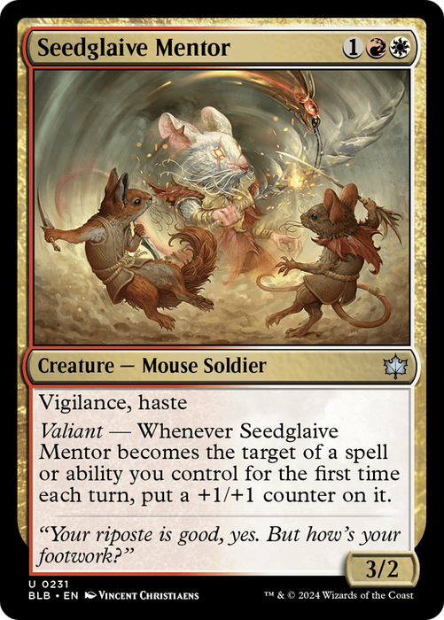 Seedglaive Mentor (BLB-231) - uncommon - Foil
