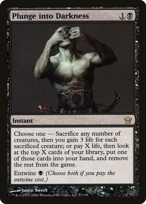 Plunge into Darkness (5DN-057) - rare - Foil