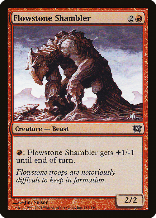 Flowstone Shambler (9ED-185★) - common - Foil