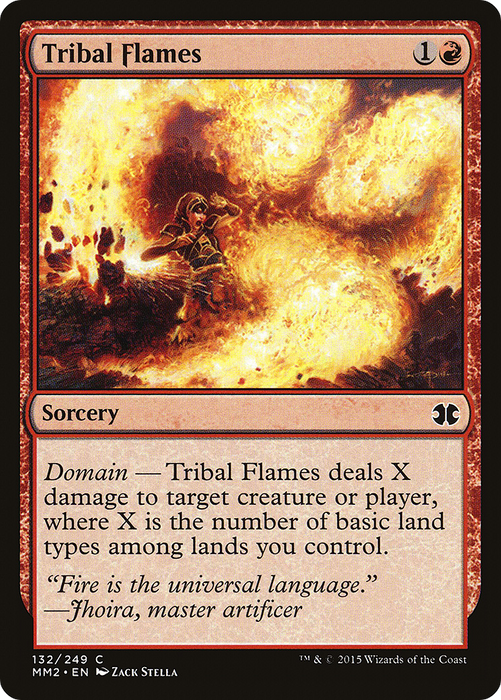 Tribal Flames (MM2-132) - common - Foil