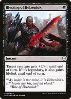 Blessing of Belzenlok (DOM-077) - common - Foil