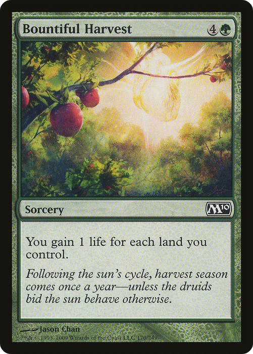 Bountiful Harvest (M10-170) - common - Foil