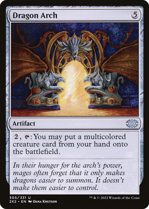 Dragon Arch (2X2-305) - uncommon - Foil