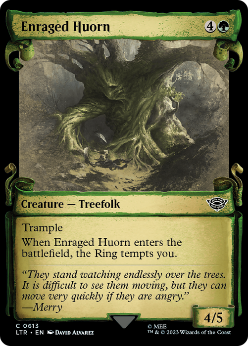 Enraged Huorn (LTR-613) - common: (Showcase) - Foil