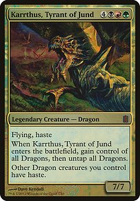 Karrthus, Tyrant of Jund (OVER-007) - mythic - Foil