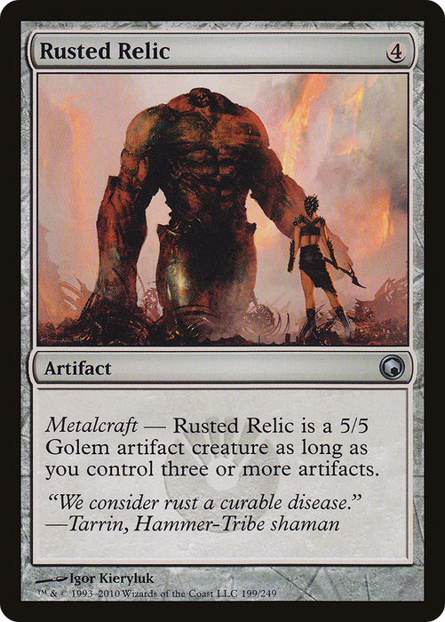 Rusted Relic (SOM-199) - uncommon - Foil