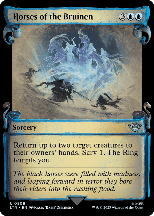 Horses of the Bruinen (LTR-506) - uncommon: (Showcase) - Foil