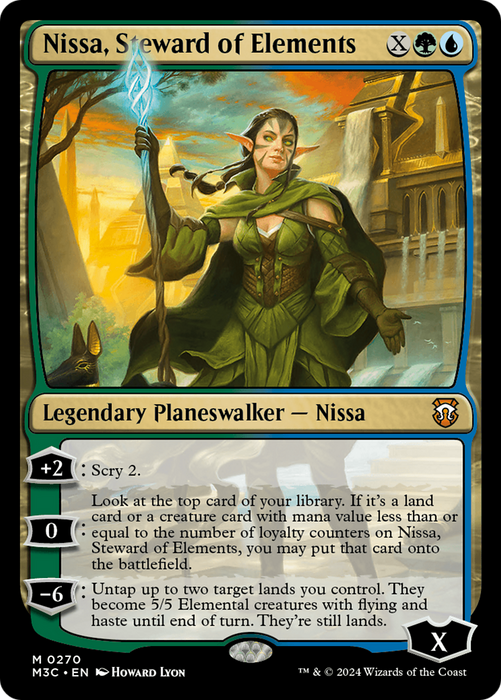 Nissa, Steward of Elements (M3C-270) - mythic - Foil