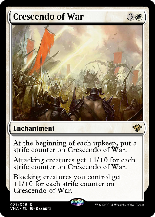 Crescendo of War (VMA-021) - rare - Foil
