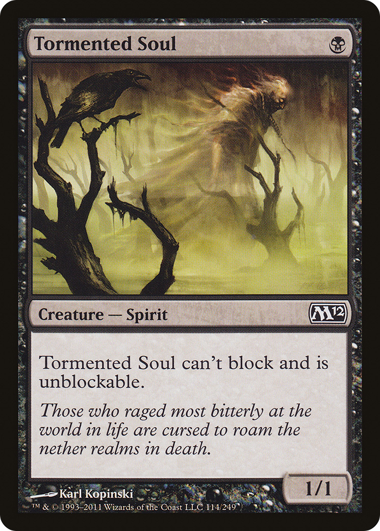Tormented Soul (M12-114) - common - Foil