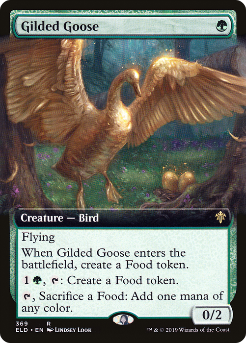 Gilded Goose (ELD-369) - rare: (Extended Art)