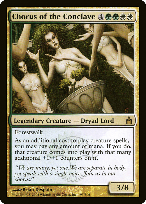 Chorus of the Conclave (RAV-195) - rare - Foil