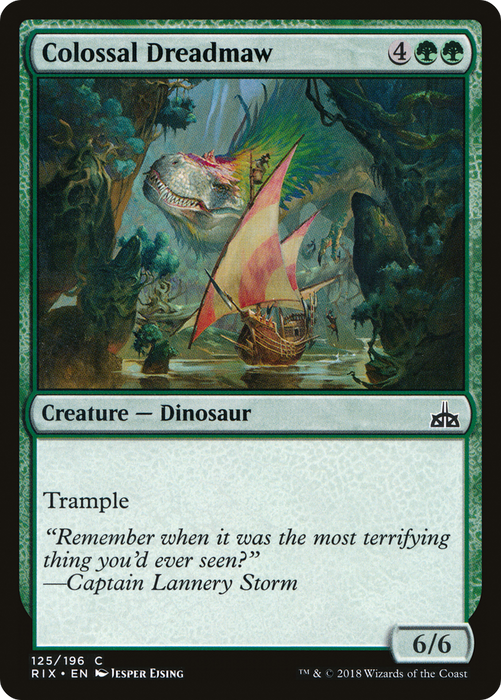 Colossal Dreadmaw (RIX-125) - common - Foil