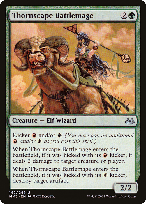Thornscape Battlemage (MM3-142) - uncommon - Foil