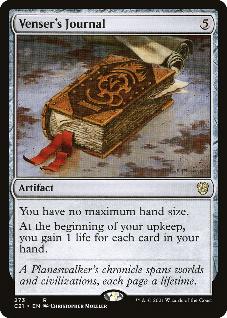 Venser's Journal (C21-273) - rare