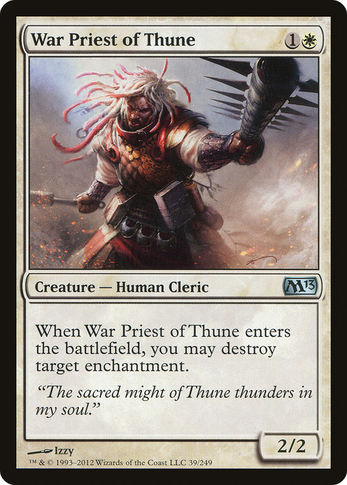 War Priest of Thune (M13-039) - uncommon - Foil