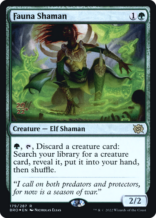 Fauna Shaman (PRE-179S) - rare - Foil
