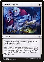 Righteousness (ELD-027) - uncommon - Foil
