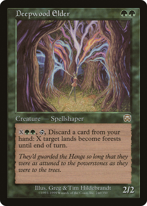 Deepwood Elder (MMQ-240) - rare - Foil