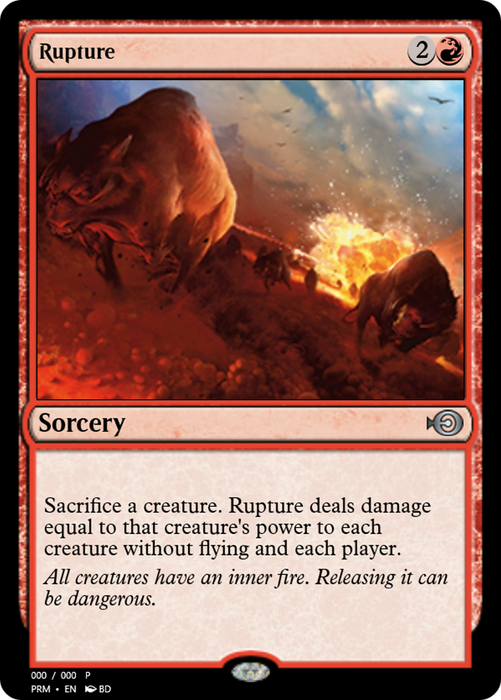 Rupture (PRM-62417) - uncommon - Foil