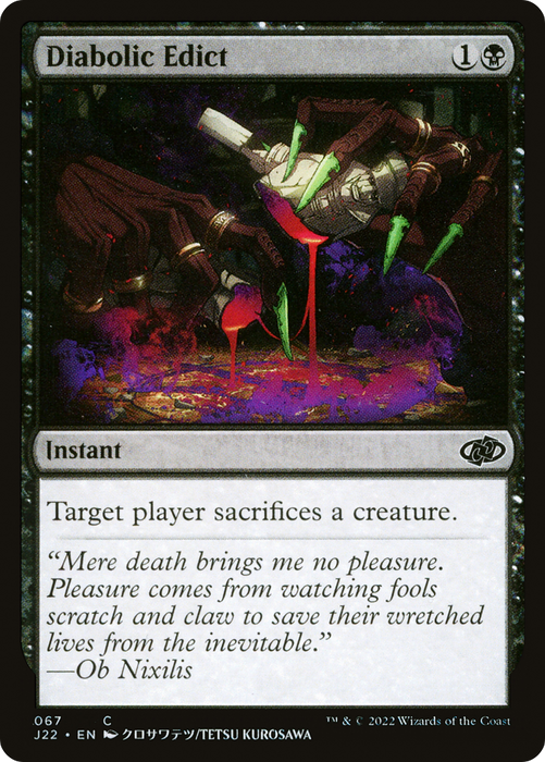 Diabolic Edict (J22-067) - common