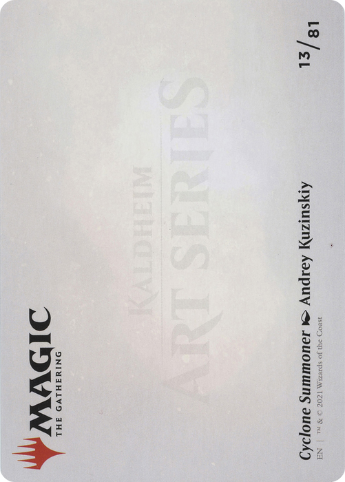 Cyclone Summoner // Cyclone Summoner (AKHM-013) - common (Borderless) - Foil