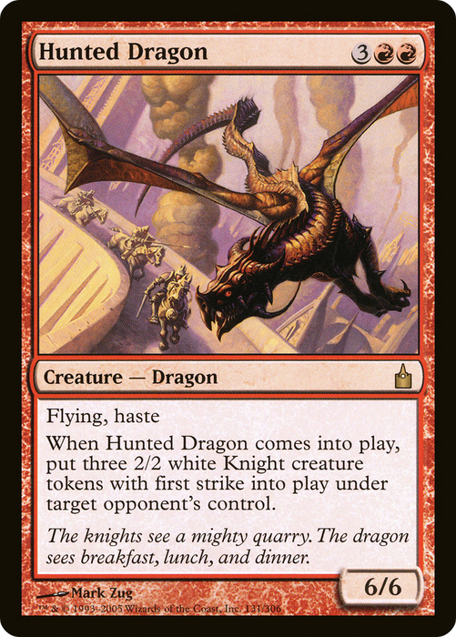 Hunted Dragon (RAV-131) - rare - Foil
