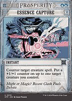 Essence Capture (OTP-010) - uncommon: (Showcase) (Borderless) - Foil