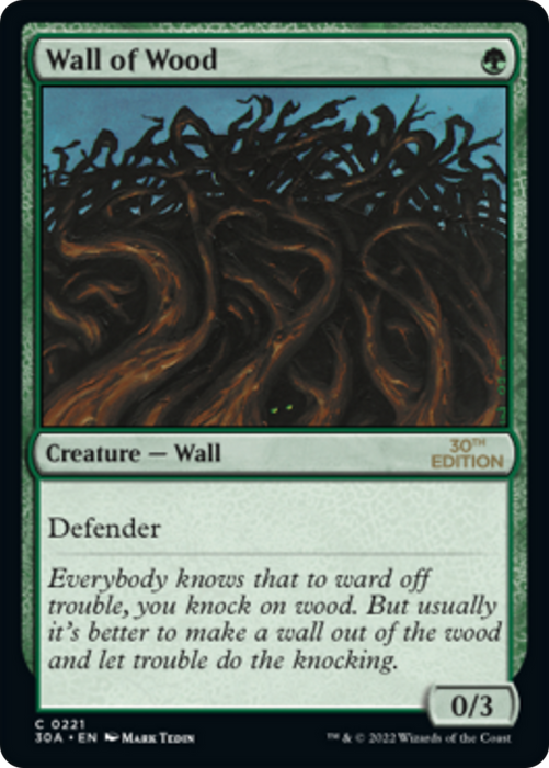 Wall of Wood (30A-221) - common