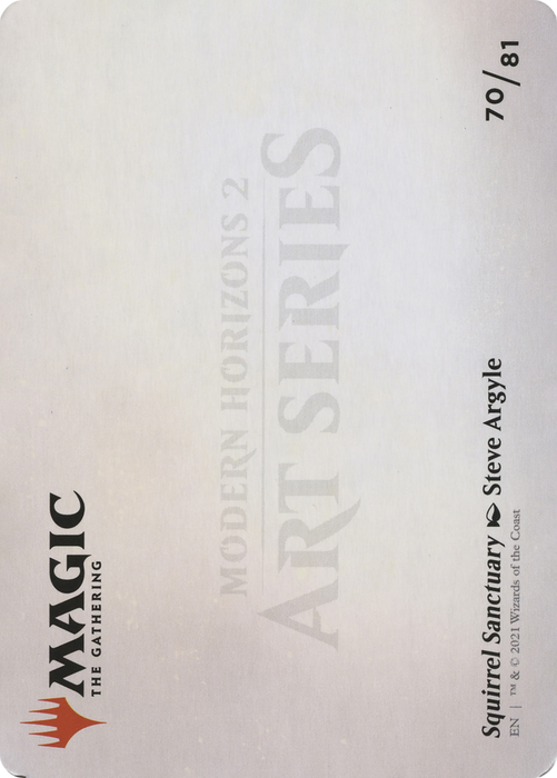 Squirrel Sanctuary // Squirrel Sanctuary (AMH2-070) - common (Borderless) - Foil