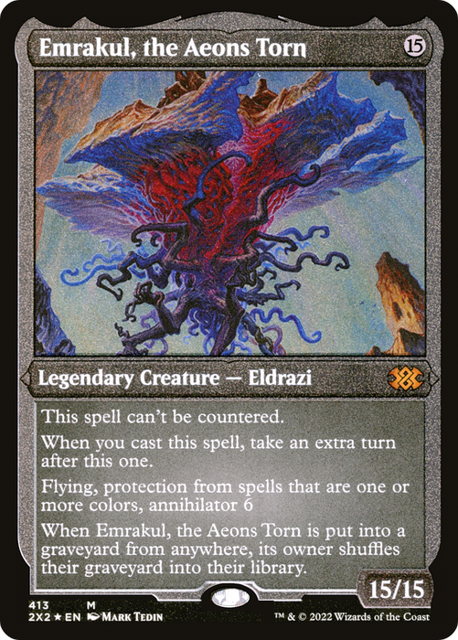 Emrakul, the Aeons Torn (2X2-413) - mythic - Etched Foil