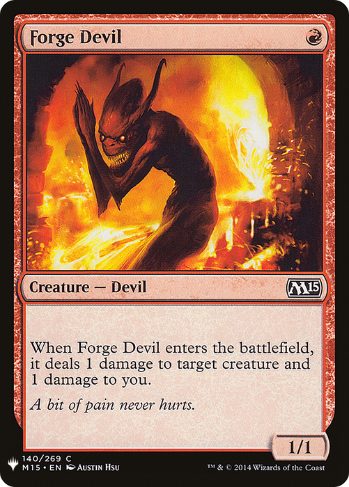 Forge Devil (LIST-M15-140) - common