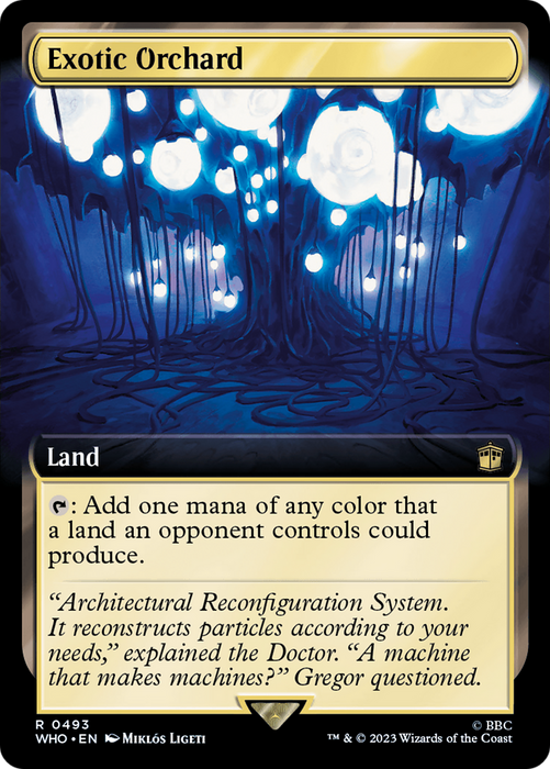Exotic Orchard (WHO-493) - rare: (Extended Art) - Foil