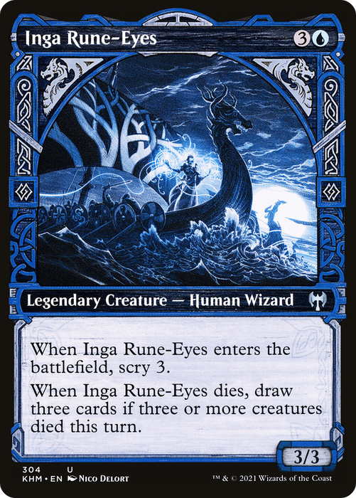 Inga Rune-Eyes (KHM-304) - uncommon: (Showcase)