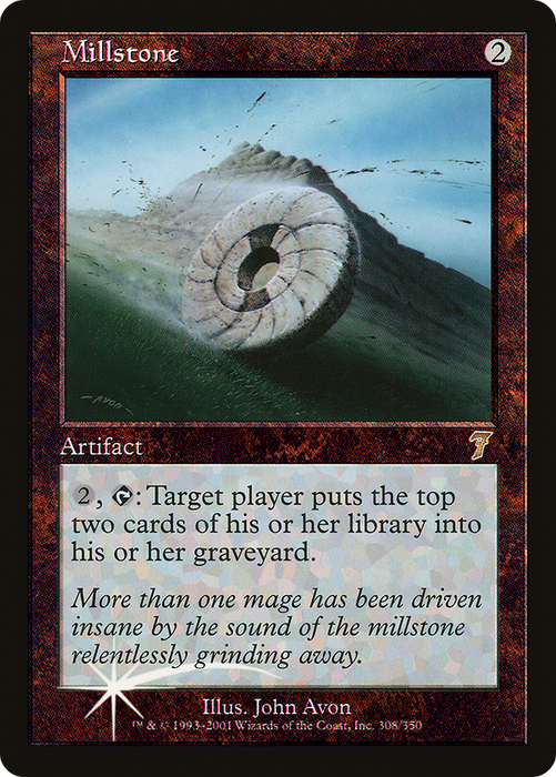 Millstone (7ED-308★) - rare - Foil
