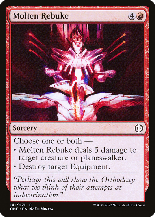 Molten Rebuke (ONE-141) - common