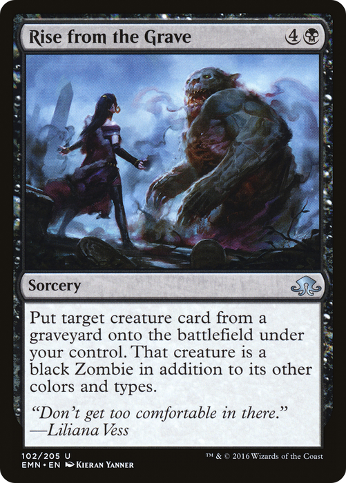 Rise from the Grave (EMN-102) - uncommon