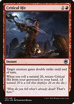 Critical Hit (AFR-137) - uncommon - Foil