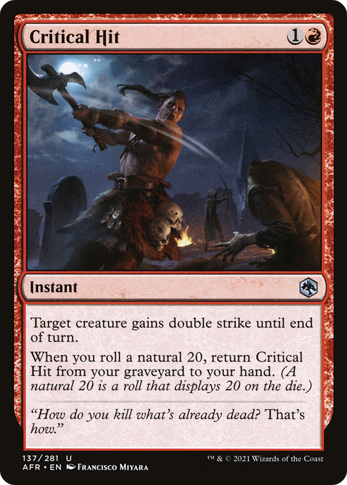 Critical Hit (AFR-137) - uncommon - Foil