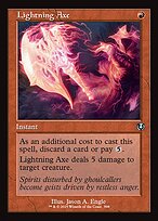 Lightning Axe (INR-398) - uncommon - Foil