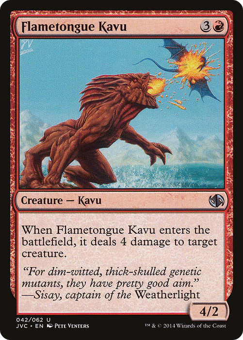 Flametongue Kavu (DD3-042) - uncommon