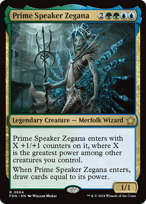 Prime Speaker Zegana (FDN-664) - rare
